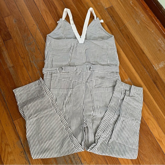 Rag & bone black white stripe jumpsuit romper - Picture 9 of 10